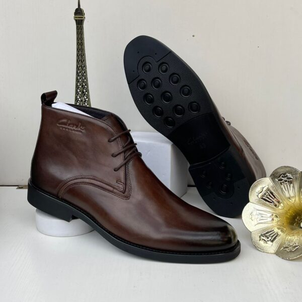Coffee Brown Leather Smart Chukka Boot