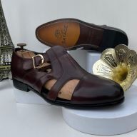 Coffee Brown Rome Style Sandal Shoe (Szs Available: 42, 45 and Big Size 46 Only)