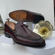 Coffee Brown Tassel Leather Loafer (Szs Available: 43 and 46 Only)