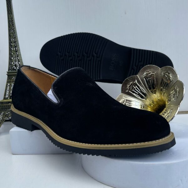 Black Suede Casual Loafer