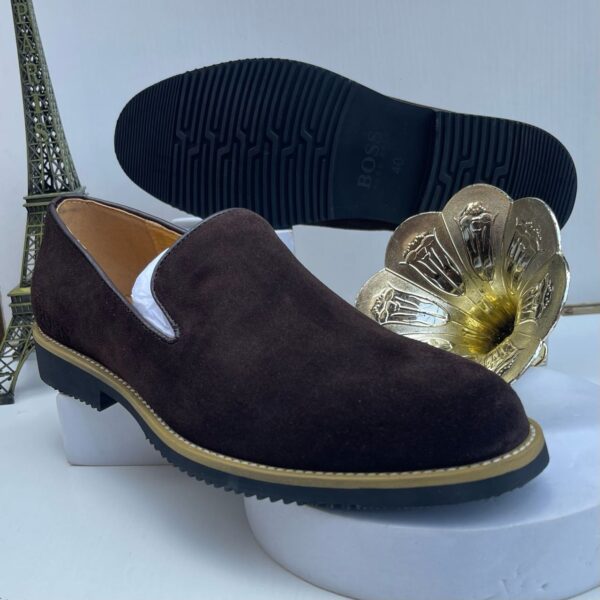 Coffee Brown Suede Casual Loafer